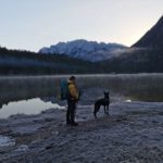 Aufbruch zur Wettersteinspitze mit Hund