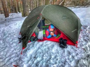 Wintertrekking – Backcountry Skitouren – Winterzelten mit Hund