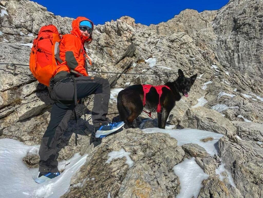 Klettersteig Peitlerkofel mit Hund