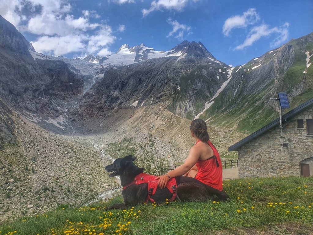 Feierabend am geschlossenen Rifugio Elena