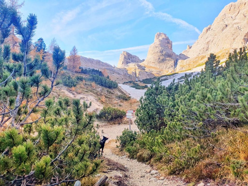 Abzweig im Val Popena