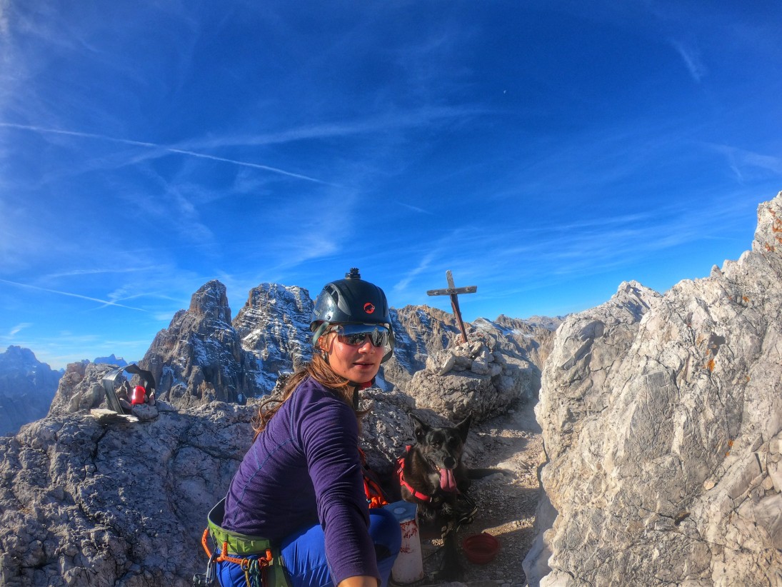 Klettersteig mit Hund: Monte Cristallino di Misurina