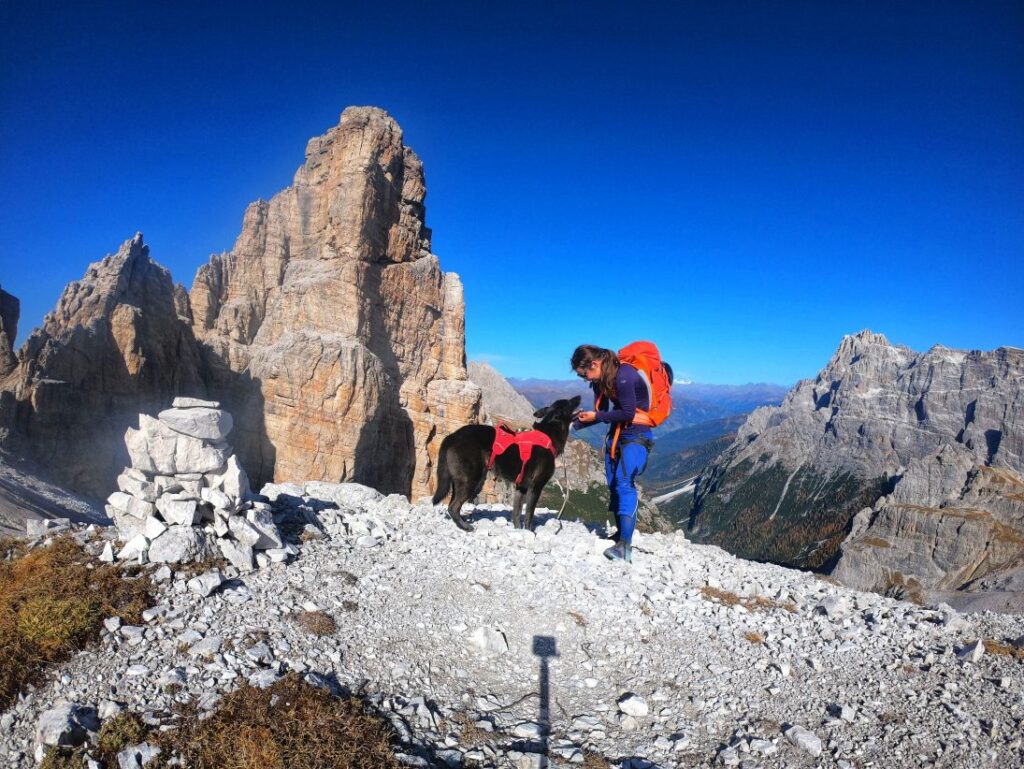 Bergtour mit Hund: Um den Großen Rautkofel