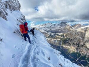 Klettersteig mit Hund: Vallon Bianco (2686 m) in der Fanesgruppe