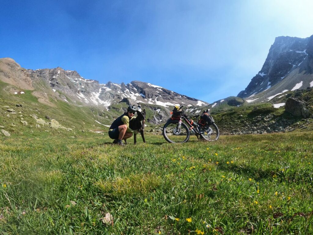 Bikepacking mit Hund - Tour des Combins