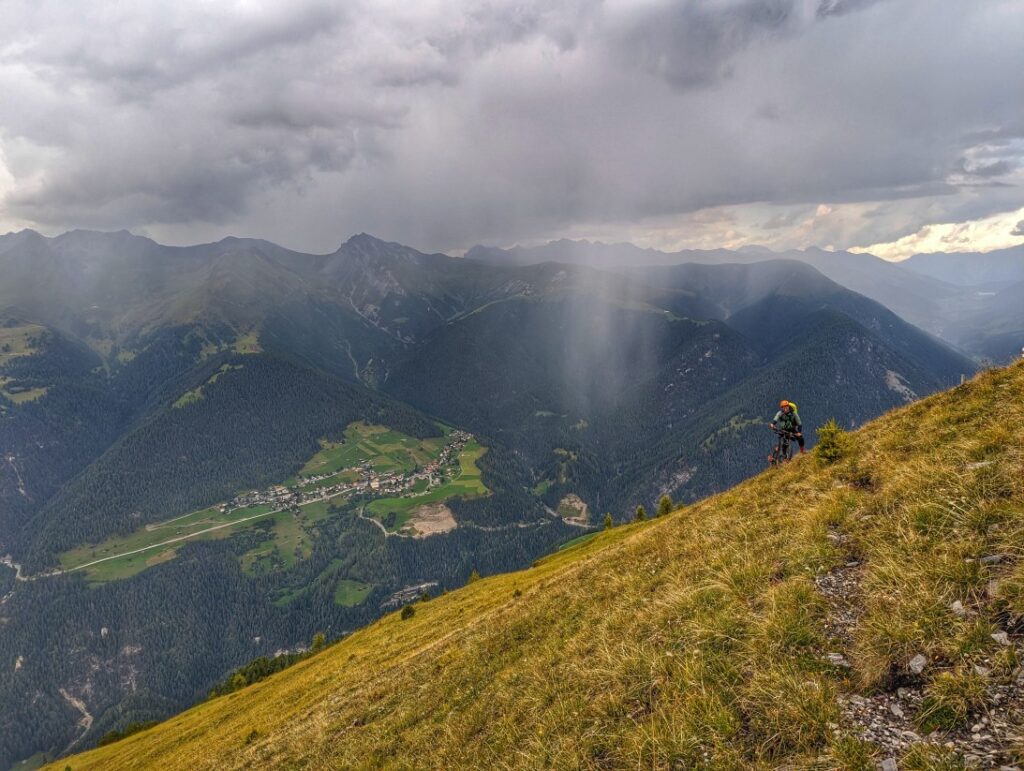 Downhill als Unwetterflucht