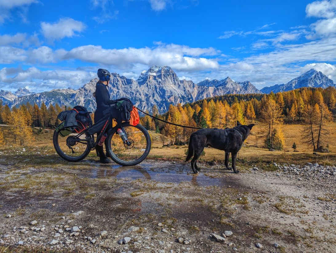 Bikepacking mit Hund – Dolomiten