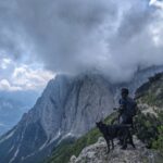 Mountainbiken (Enduro) mit Hund im Friaul