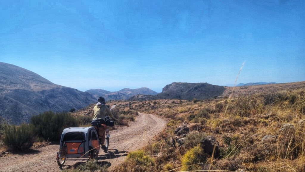 Bikepacking mit Hund Transnevada
