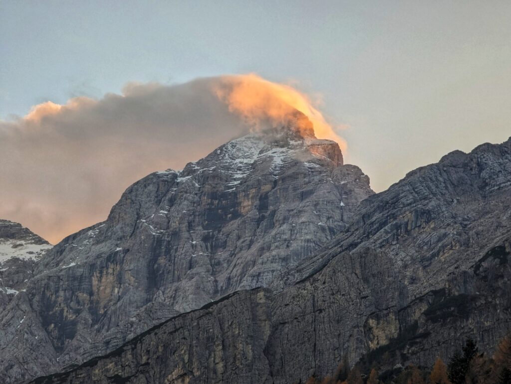 Sonnenuntergang am Monte Civetta